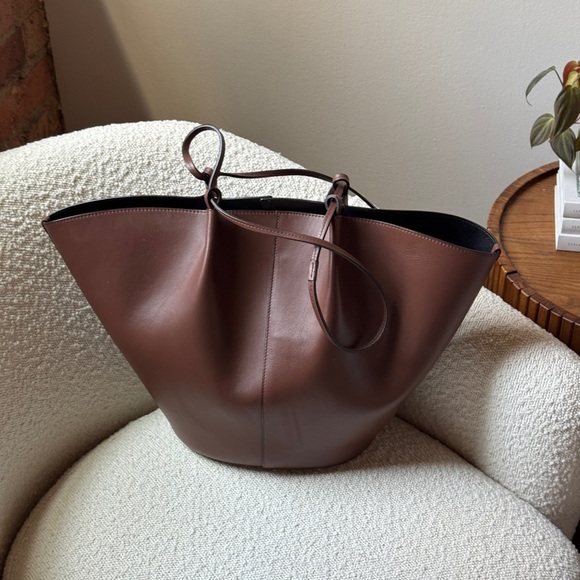 Sezane Handbags - Sezane Mara Bag - smooth chocolate color